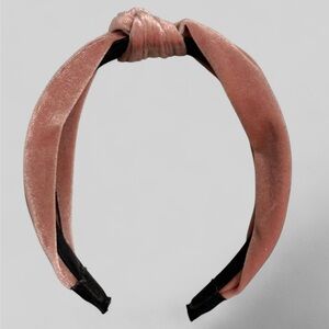 Elegant Pink Velvet Headband